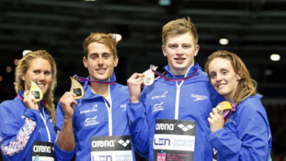 Великобритания е начело в класирането на медали на европейското