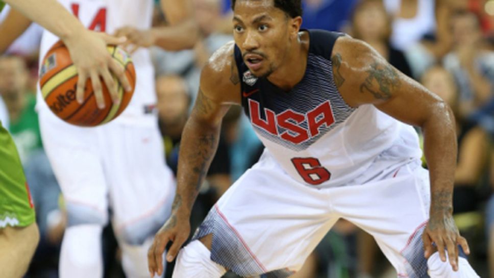 САЩ разби Словения в последната си контрола преди световното (видео)