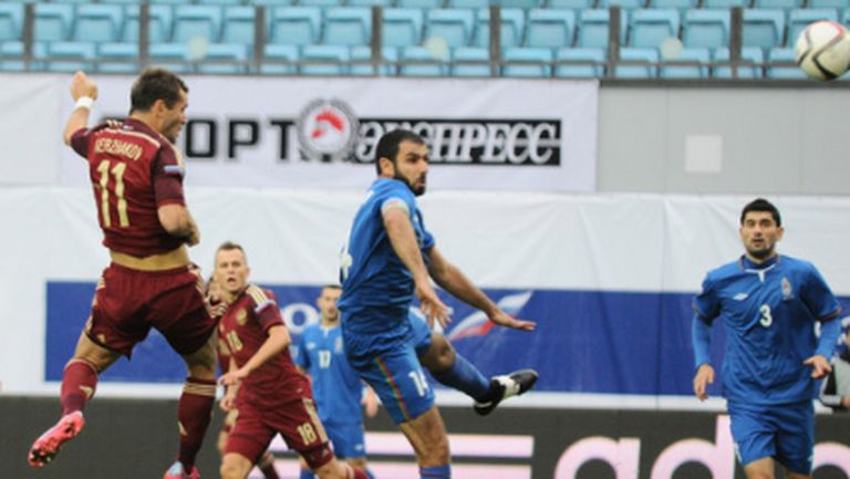 Русия постави антирекорд по зрителска посещаемост в мача с Азербайджан