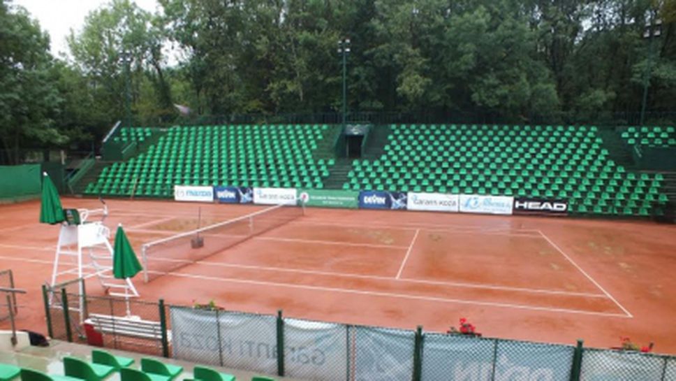 Лошото време отложи мачовете и от петия ден на Държавното по тенис