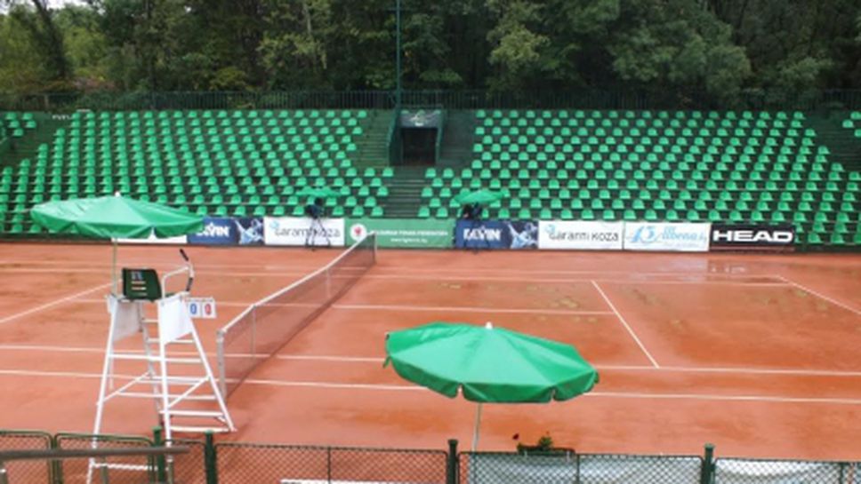 Дъжд отложи финала при дамите на Държавното първенство по тенис