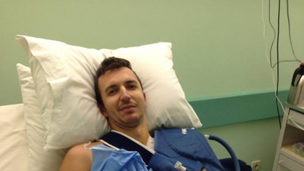 Боян Йорданов претърпя успешна операция на рамото