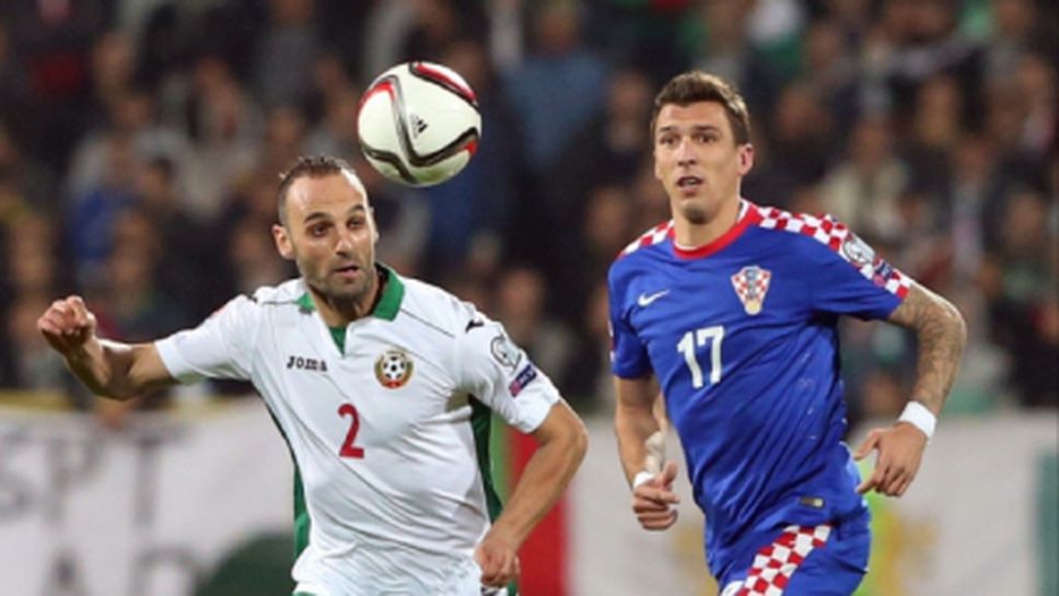 В Хърватия: Важни 3 точки в София срещу борбена, но скромна България