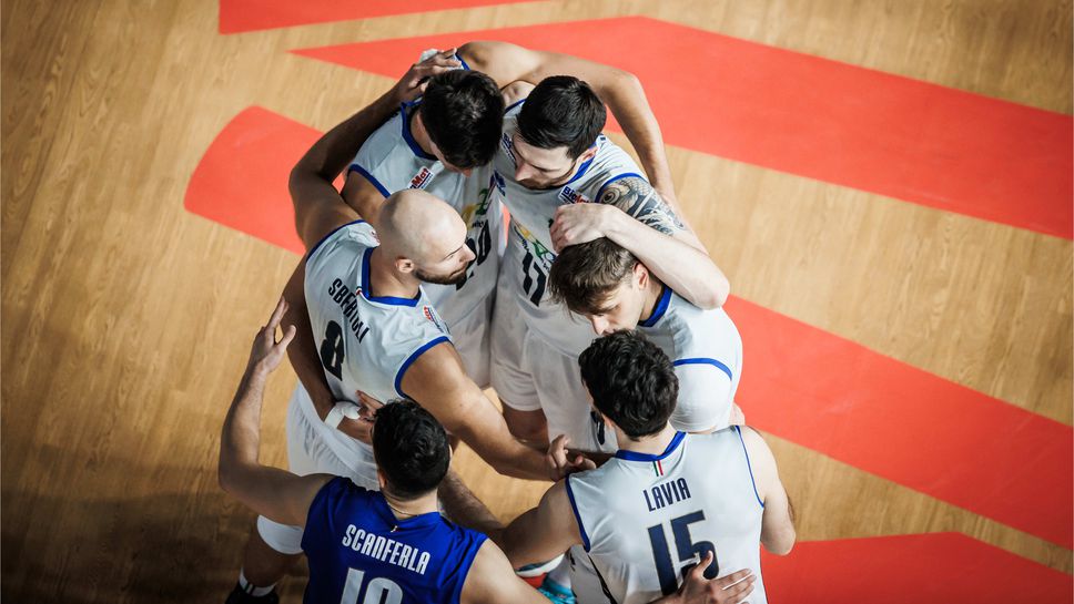 Италия с безпроблемна победа над Китай във VNL