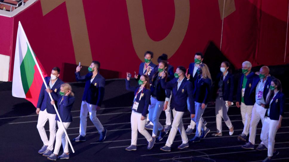 Българските спортисти на официалното Откриване на Олимпийските игри в Токио