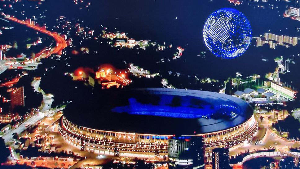 1824 дрона направиха бляскаво шоу на откриването на Токио 2020