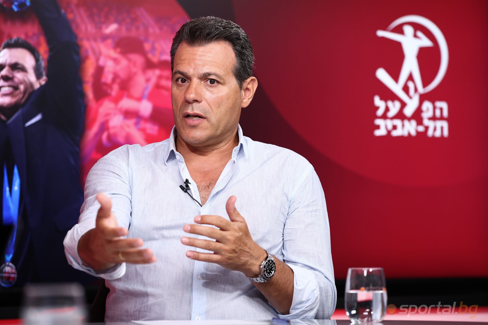 Треньорът на Апоел Тел Авив Димитрис Итудис в "Гостът на Sportal.bg"