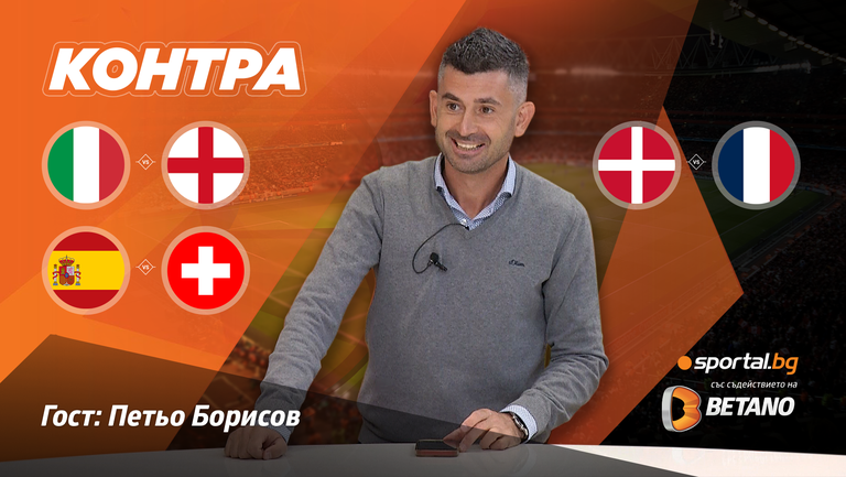 Аналитичното предаване за еврофейски футбол на Sportal TV Контра се