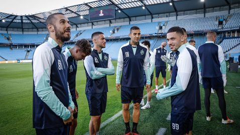 "Камък, ножица, хартия" на тренировката на Лудогорец в Швеция