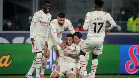 Милан отмъкна победата срещу деветима от Болоня в луд мач с шест гола