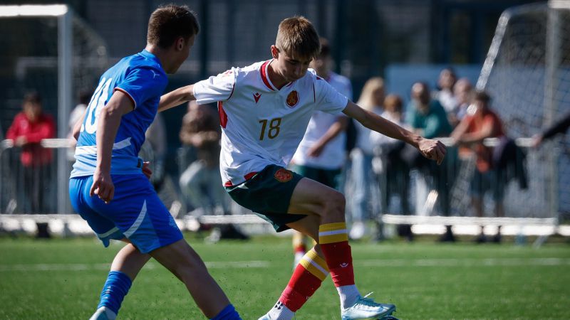 България U15 отстъпи на Исландия в последния си мач от Турнира за развитие на УЕФА