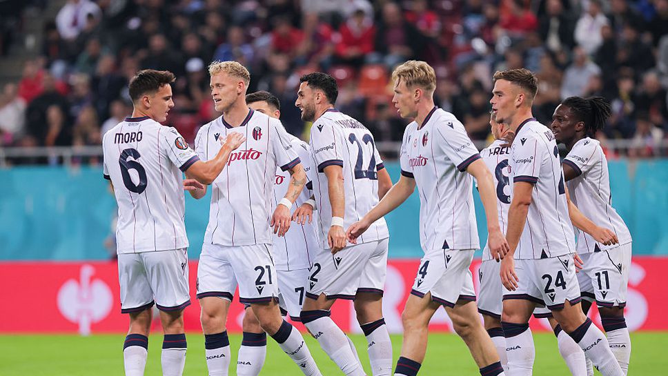 Носителят на Купата на ИталияБолоня записа първата си победа в