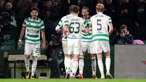 Селтик обърна Щурм за три минути