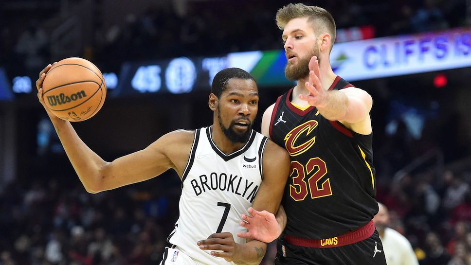 Кевин Дюрант се завърна в игра, изведе Бруклин до успех над Кливланд