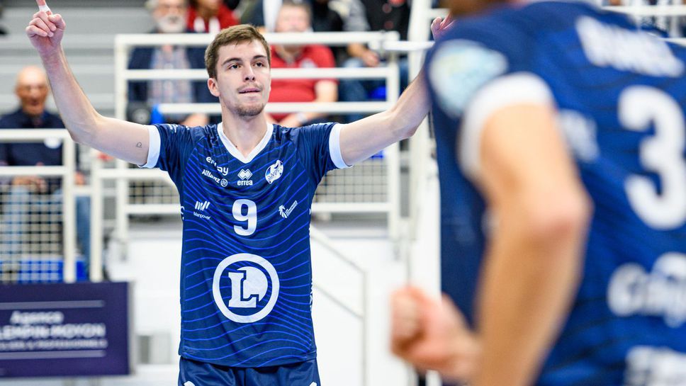 Националът Владимир Гърков и неговият Сен Назер допуснаха 8 а