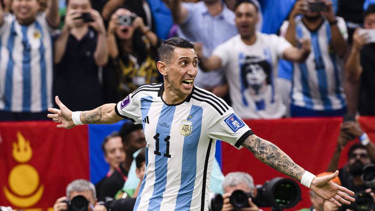 Анхел Ди Мария реши да отбележи триумфа на Аржентина със