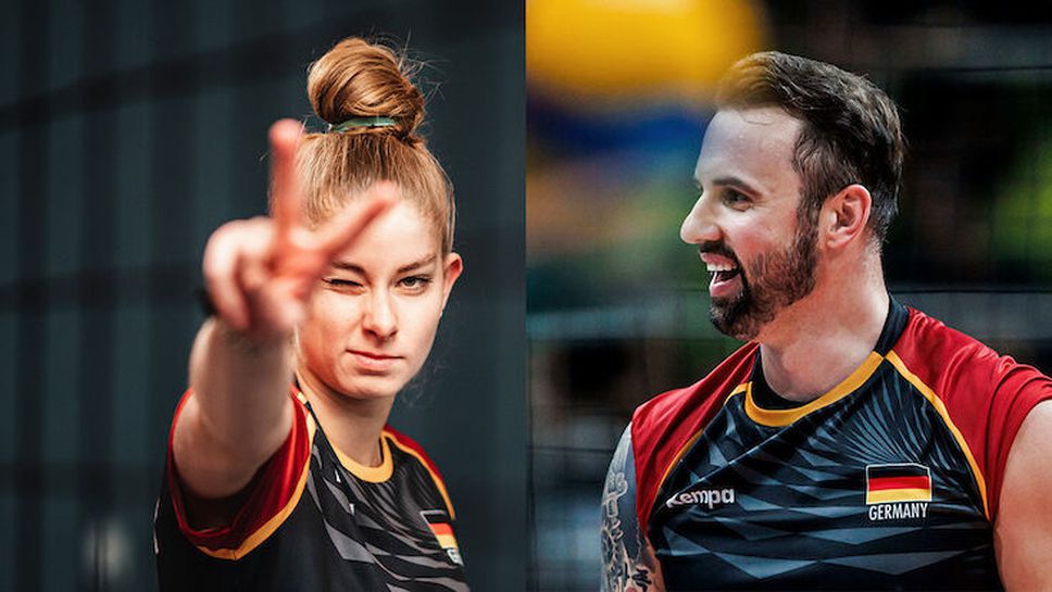 Пиа Кестнер и Георг Гроцер са волейболисти №1 на Германия за 2023 година