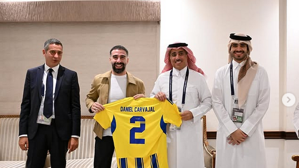 Контузеният капитан на Реал МадридДаниел Карвахал продължава своя възстановителен процес