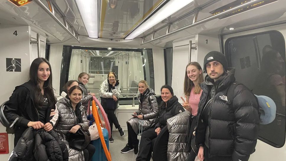 Националният отбор по художествена гимнастика за жени отпътува за Тарту