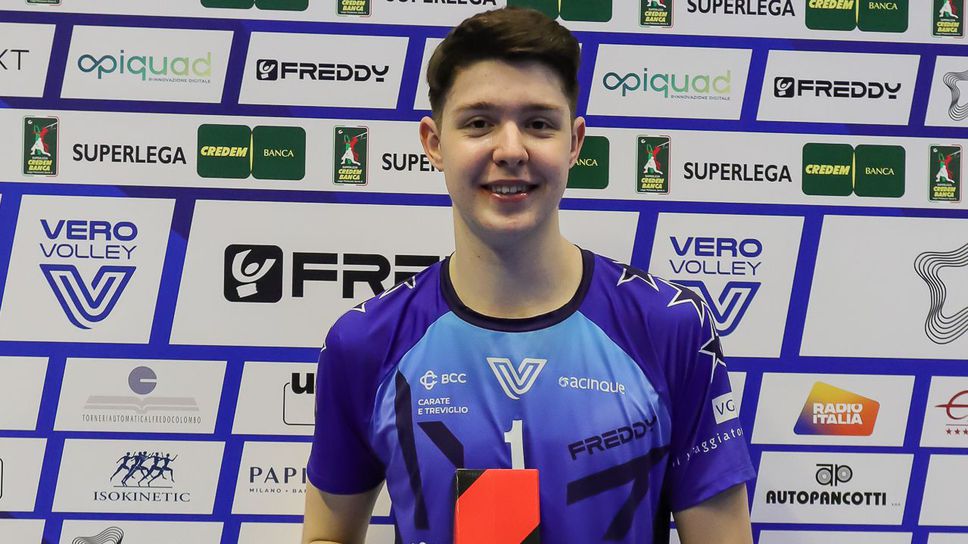 Жасмин Величков сред най-големите млади таланти в Италия