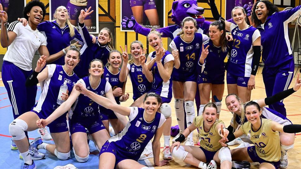 Ева Янева с 16 точки! Волеро удари шампиона Мюлуз и на практика спечели редовния сезон 🏐