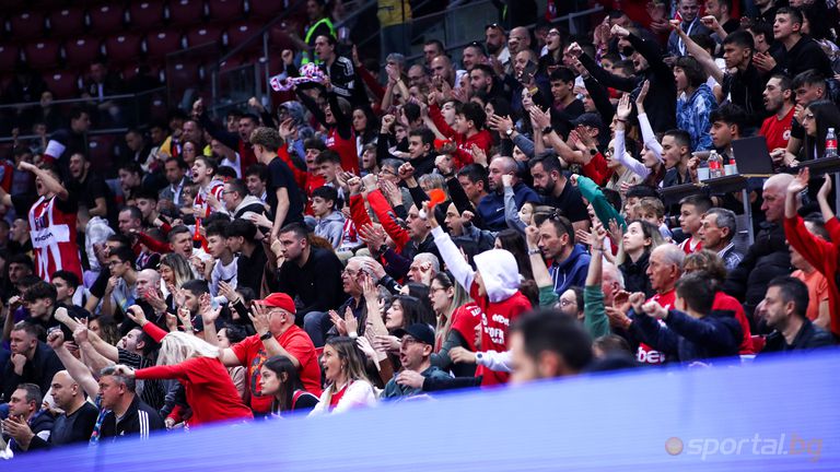 Баскетболистите на ЦСКА се радва на сериозна подкрепа от своите
