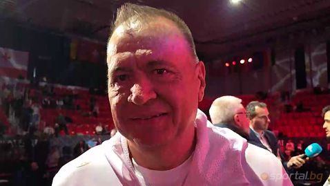 Първите думи на мениджъра на Карлос Насар след златния медал в Батуми