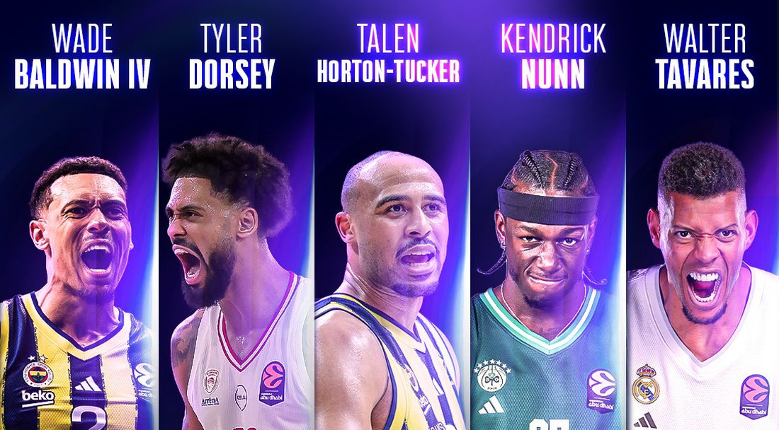 Обявиха и втората идеална петица на Евролигата за сезон 2025/26