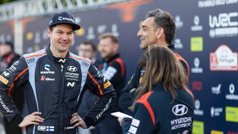 Сега Сунинен излезе фаворит за Хюндай