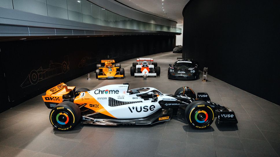 Макларън със специална разцветка в Монако