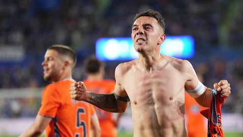 Яго Аспас изстреля Селта в Лига Европа