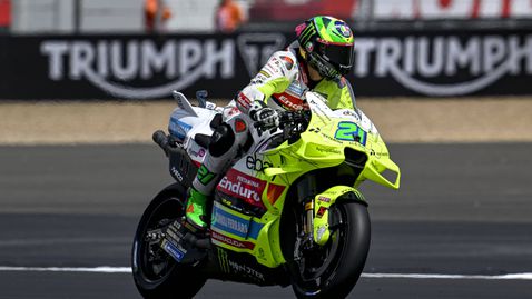  Три места обратно на старта за Франко Морбидели 