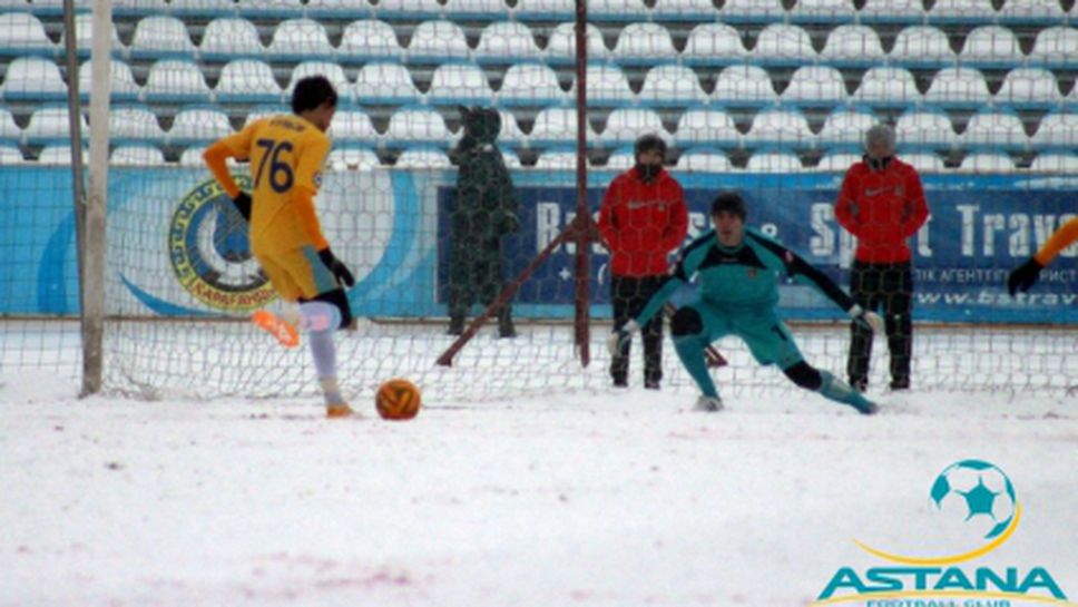 Курдов с два гола в снега за Астана