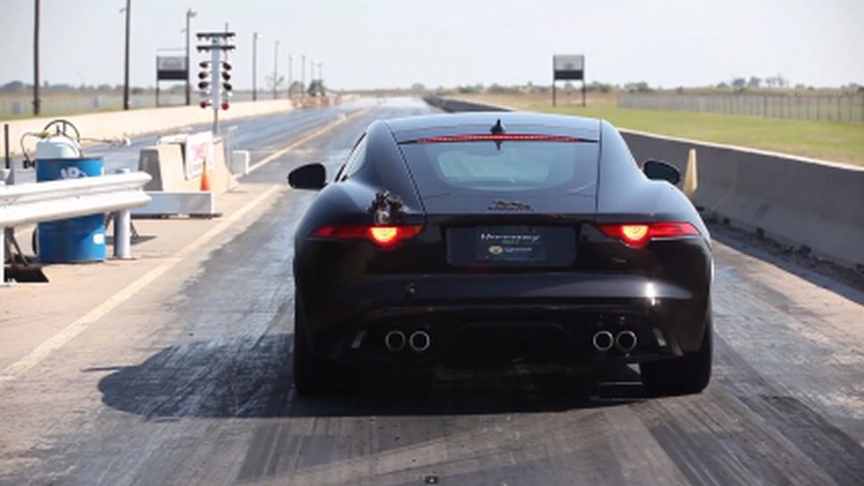 Чуйте Hennessey Jaguar F-TYPE R Coupe с 631 кс (Видео)