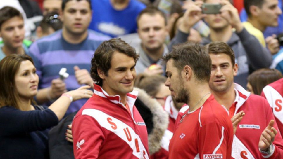 Федерер и Вавринка водят Швейцария на финала на "Купа Дейвис"