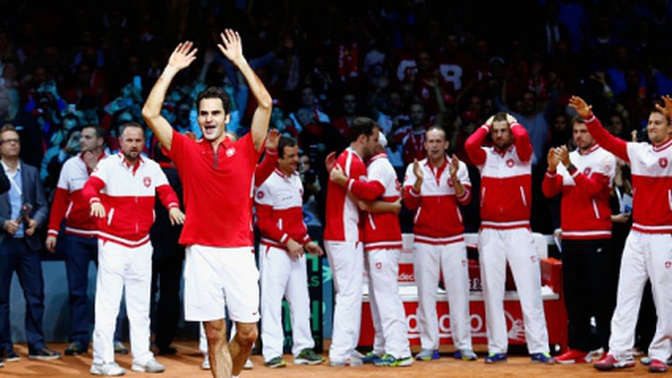 Федерер: Успехът не е мой, а на целия отбор и на Швейцария