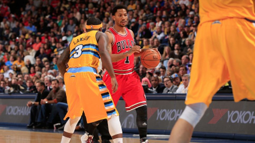 Роуз отново се контузи, Чикаго падна в Денвър