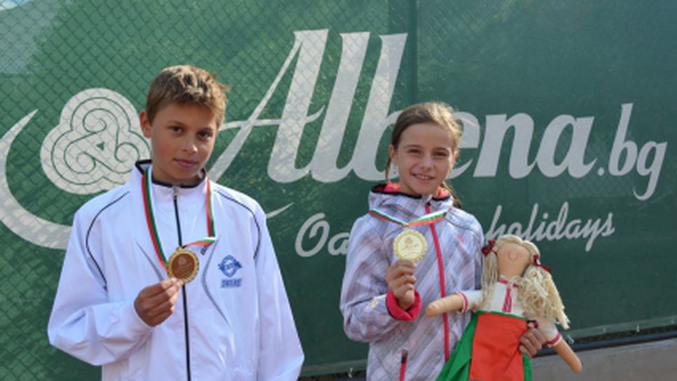 Eмилиян Цветков и Стела Пеева триумфираха в детския турнир Albena open