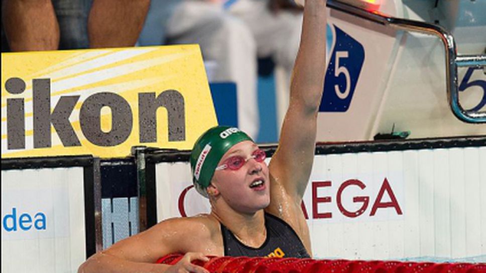 Рута Мейлутите постави нов световен рекорд на 100 метра бруст в малък басейн