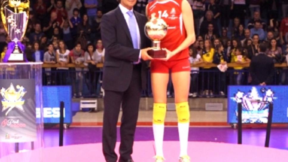 Еми Николова - MVP в Мача на звездите в Италия!