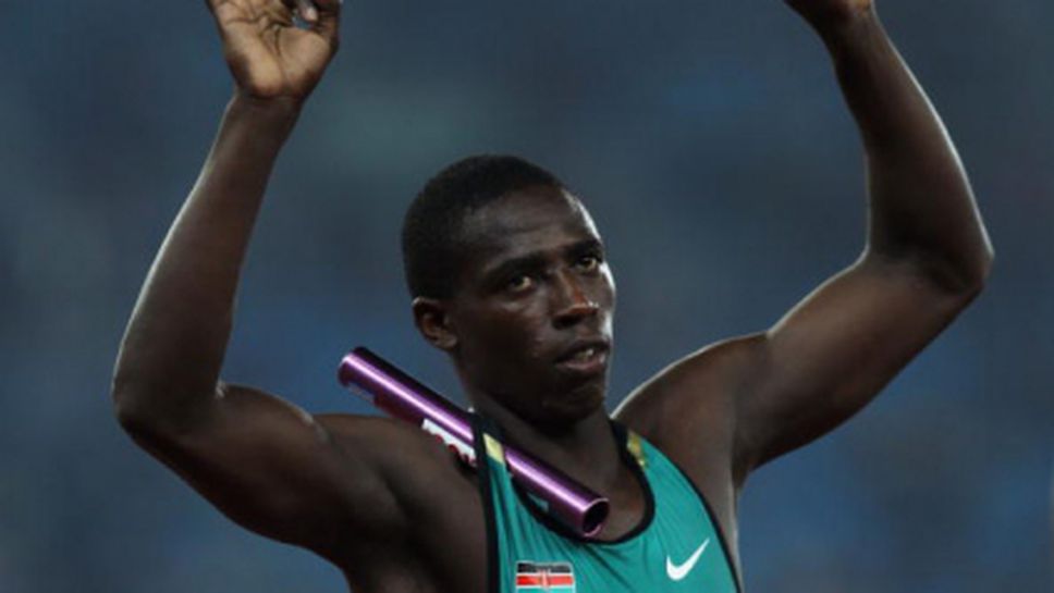 Кения стяга пълен отбор щафети за световно първенство