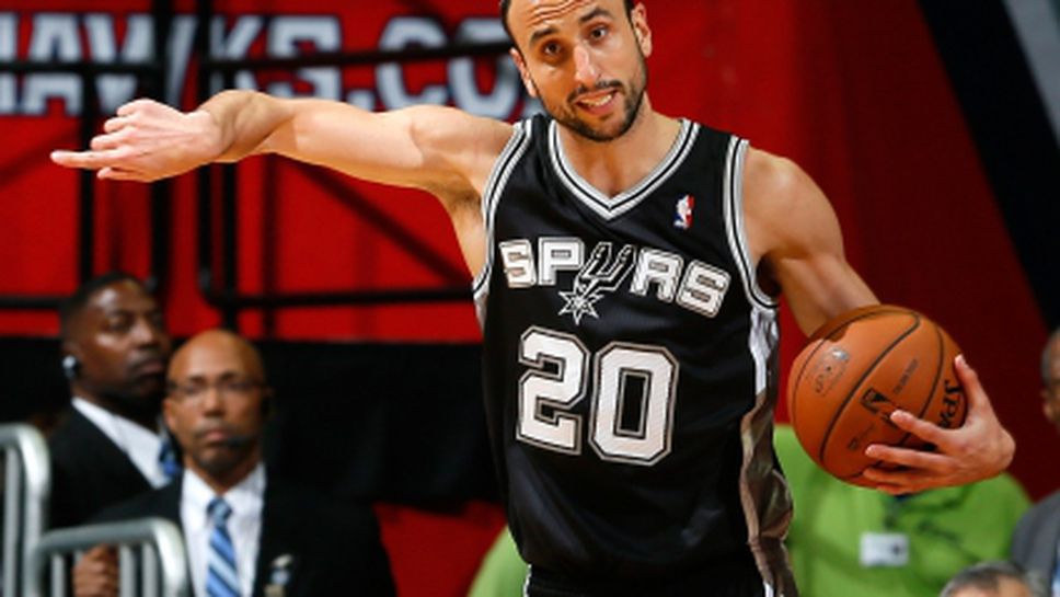 Джинобили се изявява като преводач на "шпорите"