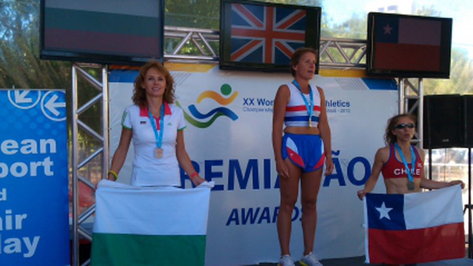 Красимира Чахова със сребро от Световното за ветерани