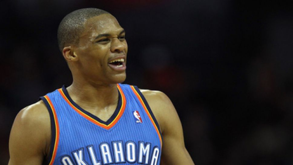 Ръсел Уестбруук се завърна при победата на Оклахома над Финикс