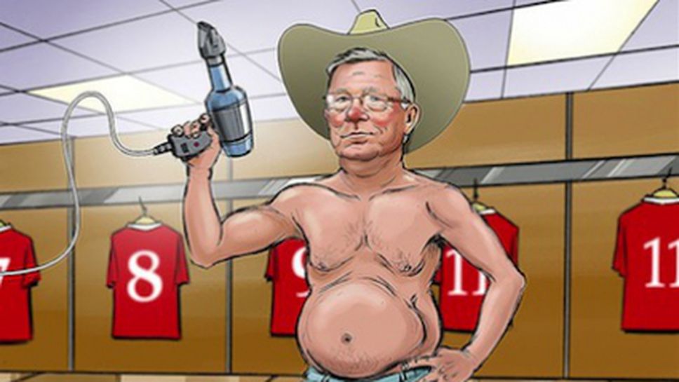 Абрамович и Сър Алекс в еротичен календар (снимки)