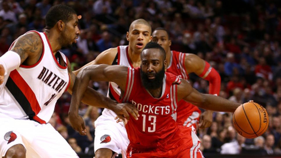 Хардън и Хауърд блестят при успех на Хюстън