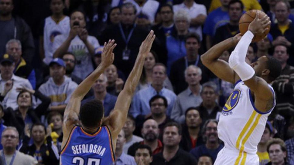 Голдън Стейт стигна до драматичен успех срещу Хюстън