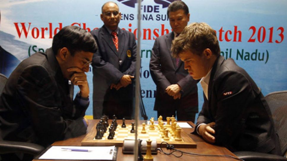 Карлсен победи Ананд в петата партия от мача за световната титлa