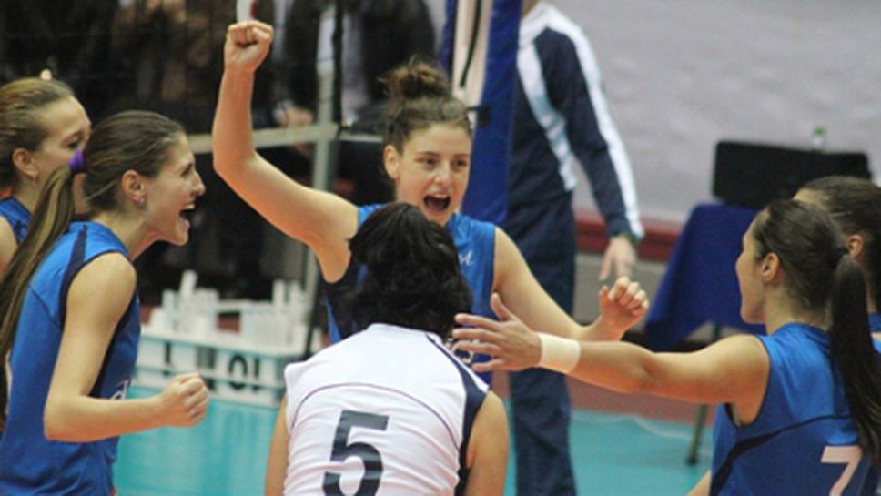 Волейболистките на Левски взеха чиста победа над Славия-СУ
