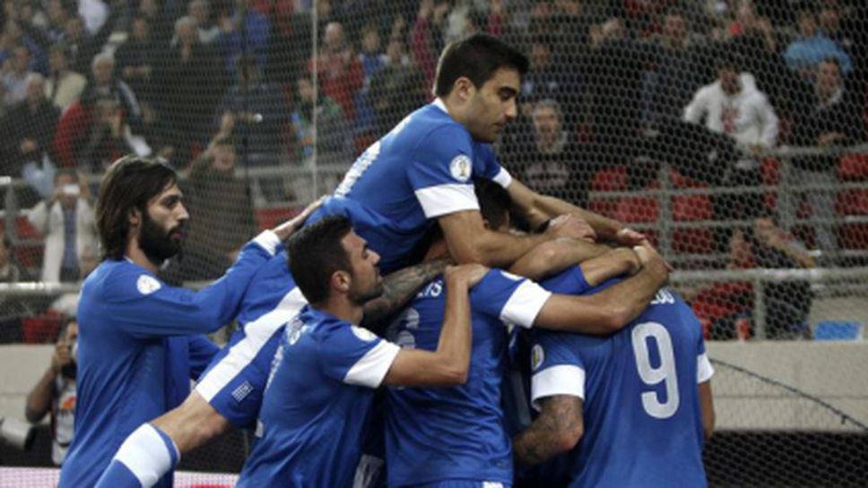 Гърция взе солиден аванс срещу Румъния в балканското дерби (видео)